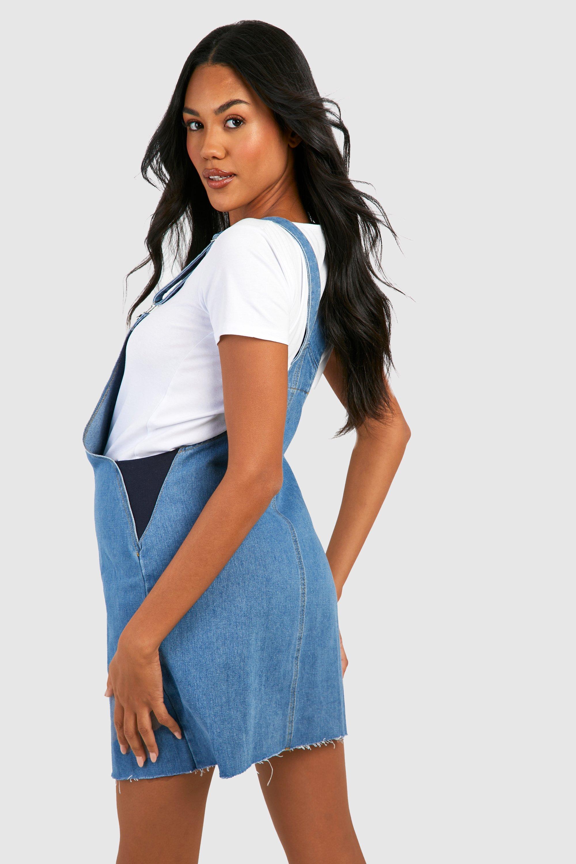 Maternity denim outlet pinafore